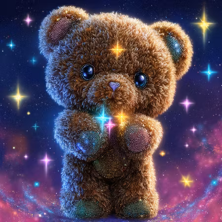 Diamond Painting Akryl - Stjärnnallen