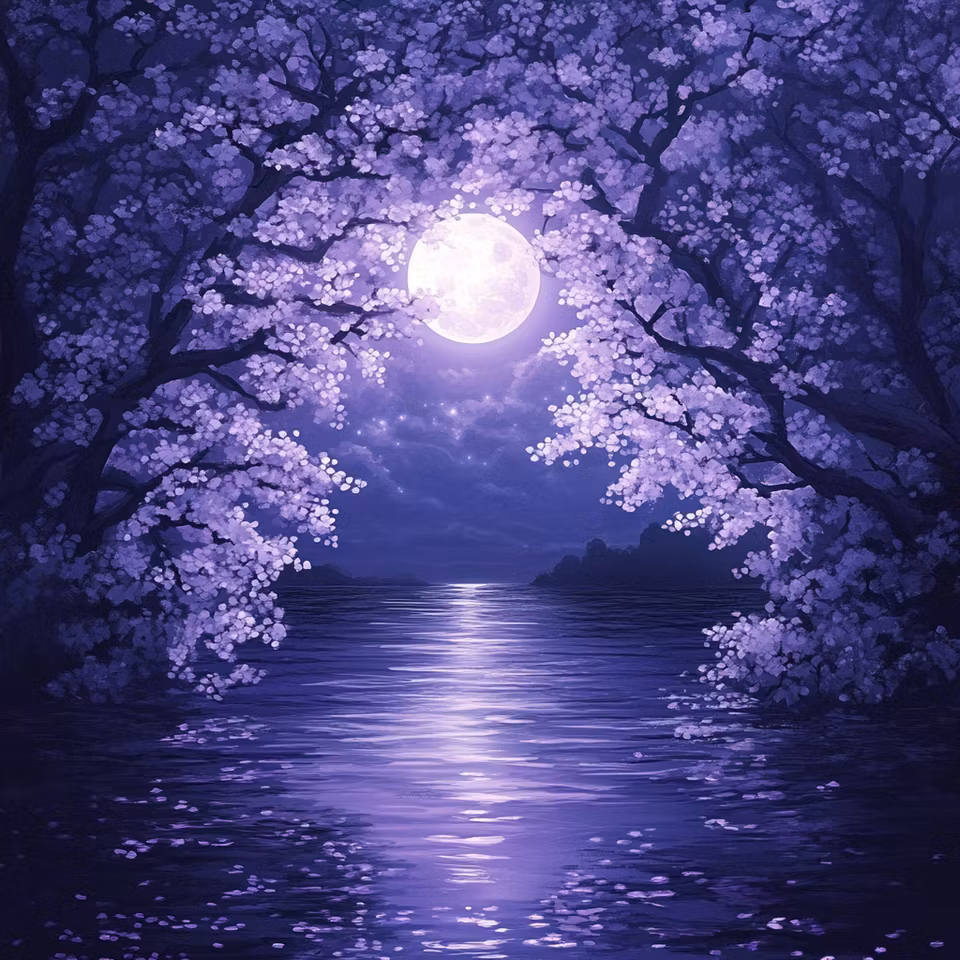 Diamond Painting - Månporten i blom (Beställningsvara)