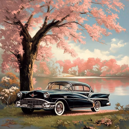 Diamond Painting - Vårresa i tidens spegel (Beställningsvara)