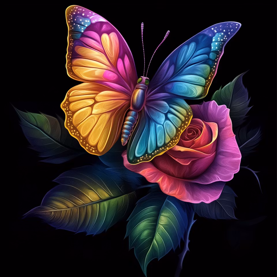 Diamond Painting - Färgernas frihet (Beställningsvara)