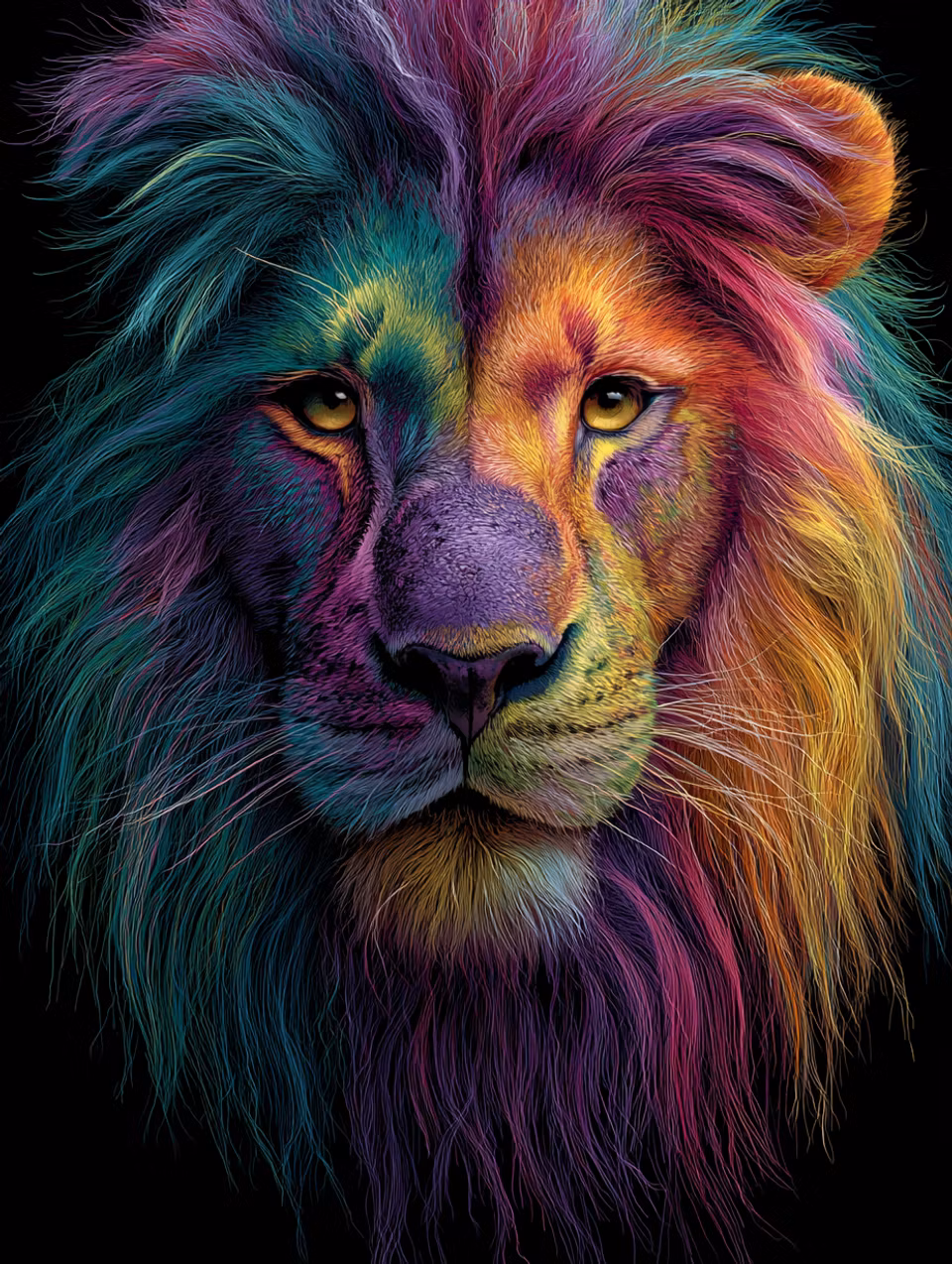 Akryl - 40x50cm - 50st färger med specialpärlor