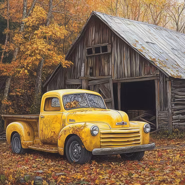 Diamond Painting Polyester - Höstens nostalgi