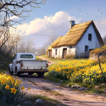 Diamond Painting Polyester - Landsbygdens lugn