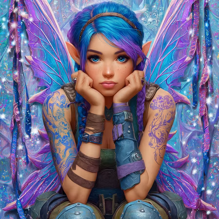 Diamond Painting Polyester - Drömmarnas älva