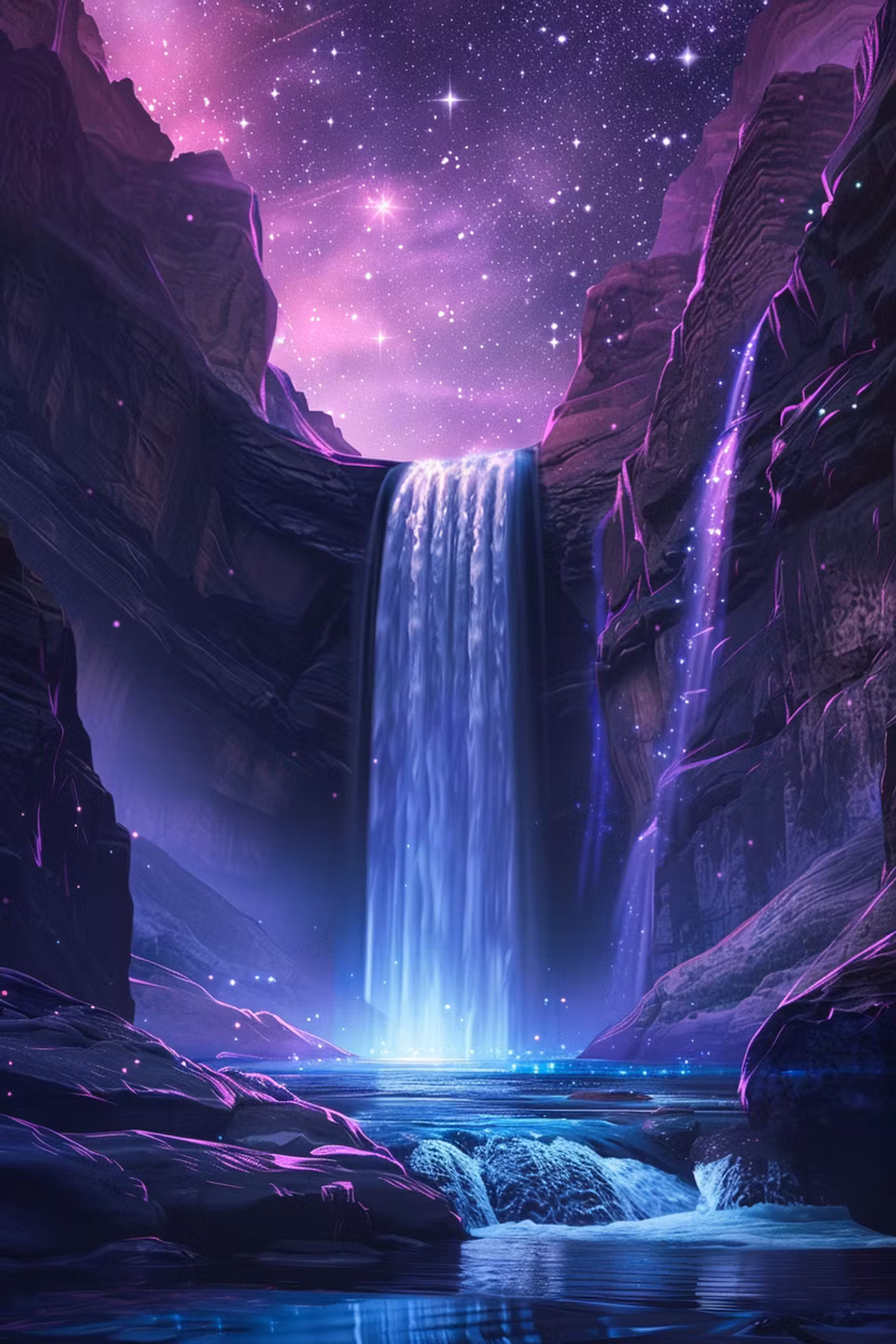 Diamond Painting - Stjärnfallet i Purpurkanjonen (Beställningsvara)