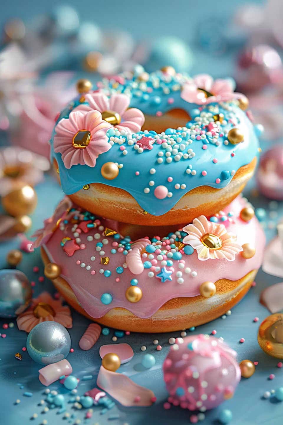 Paint by number - Pastelliga Lyxdonuts (Beställningsvara)