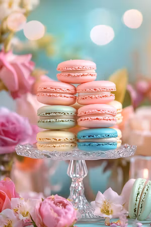 Diamond Painting - Pastelliga Macarondrömmar (Beställningsvara)