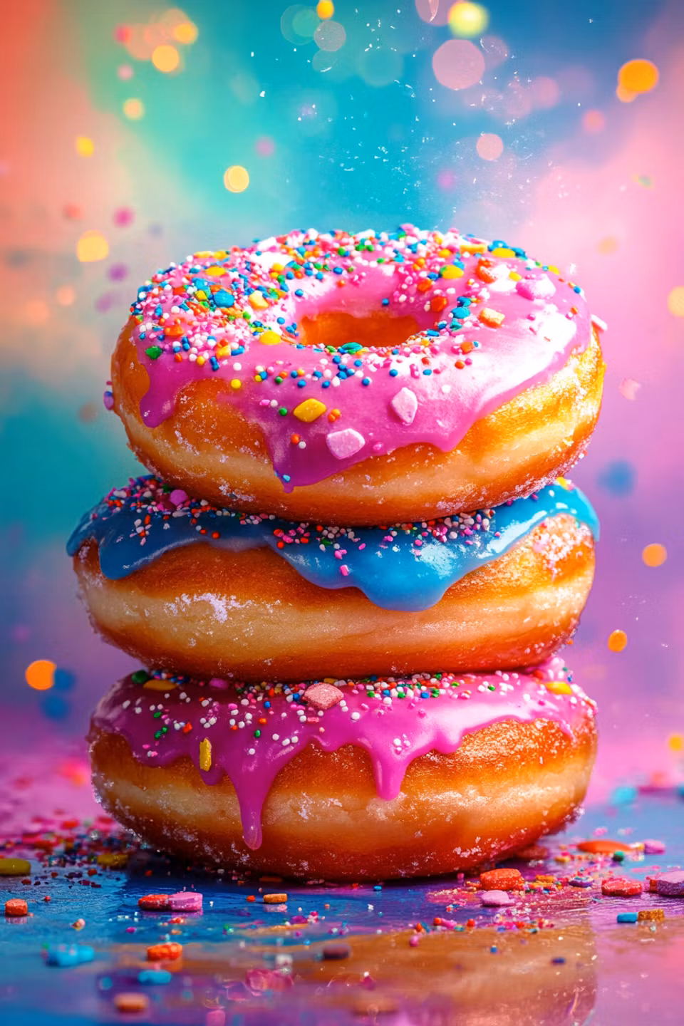 Paint by number - Färgsprakande Donutglädje (Beställningsvara)