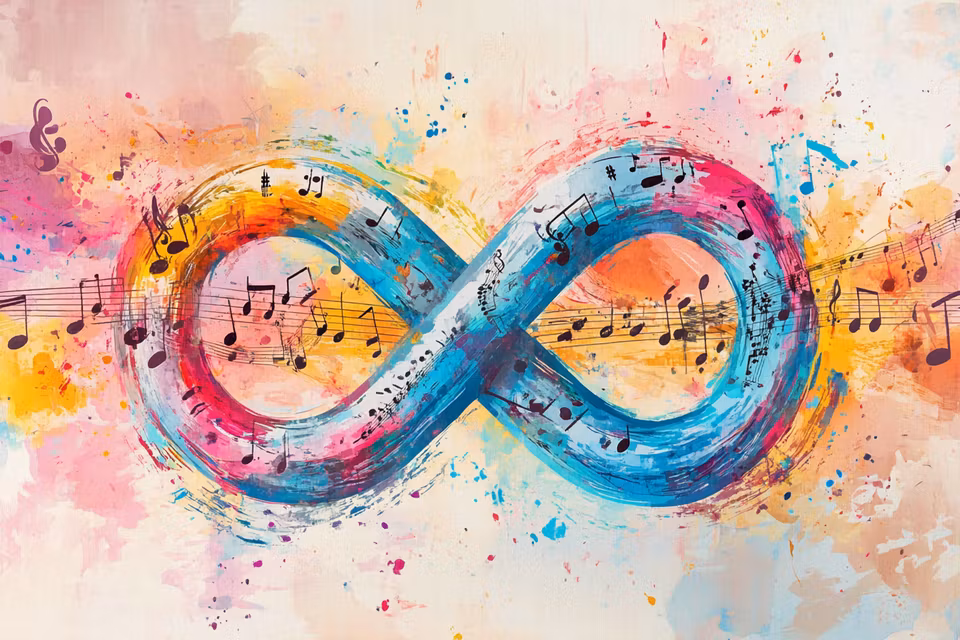 Diamond Painting - Musikens Oändliga Puls (Beställningsvara)