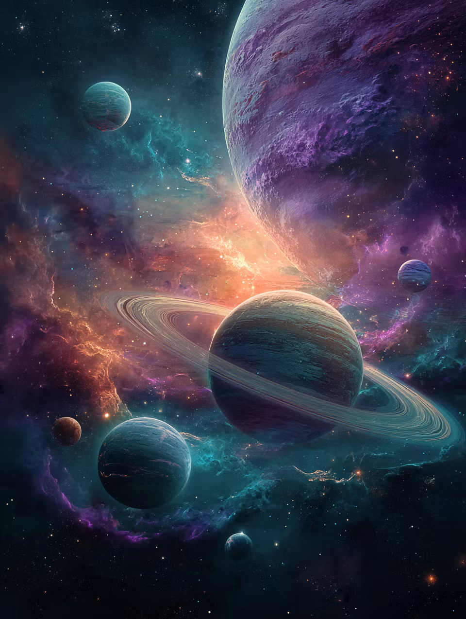 Korsstygn - Kosmisk Planetdans (Beställningsvara)