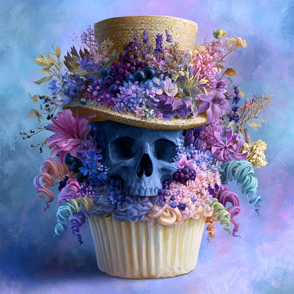 Diamond Painting - Blomsterdödens Elegans (Beställningsvara)
