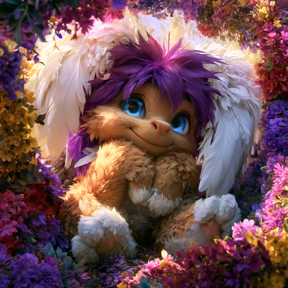 Diamond Painting - Blomsterknyttet i Fjäderboet (Beställningsvara)