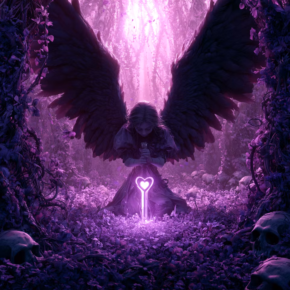 Paint by number - Hjärtats Mörka Väktare (Beställningsvara)