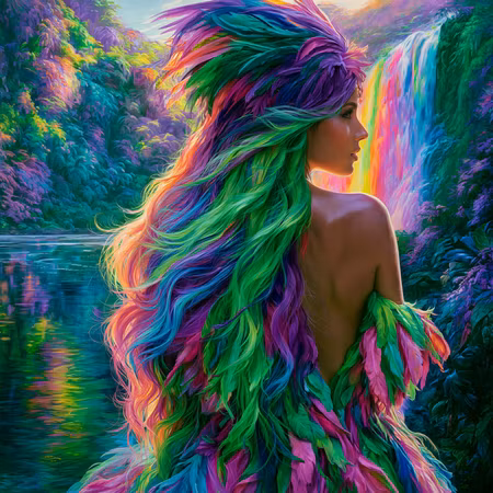 Diamond Painting - Regnbågens Ande (Beställningsvara)