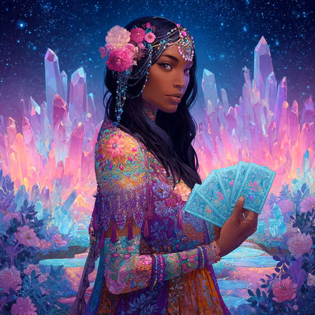 Diamond Painting - Kristallernas Spåkvinna (Beställningsvara)