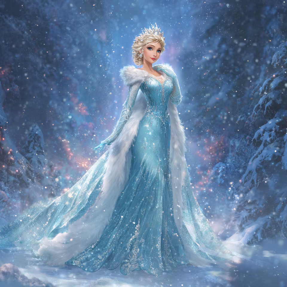 Paint by number - Snödrottningens Magi (Beställningsvara)