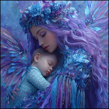Diamond Painting - Änglamors Kärlek (Beställningsvara)