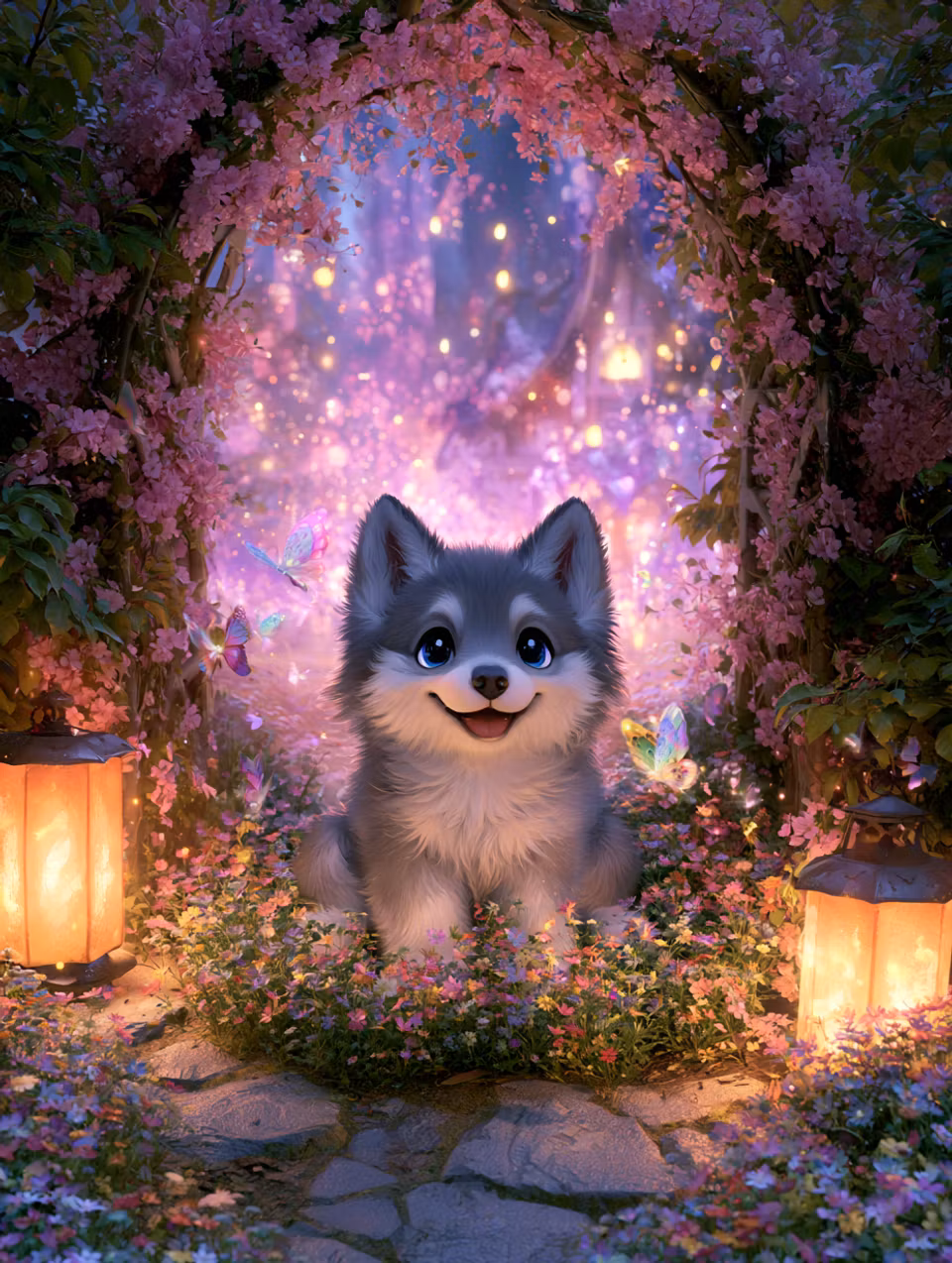 Diamond Painting - Valpens Magiska Portal (Beställningsvara)