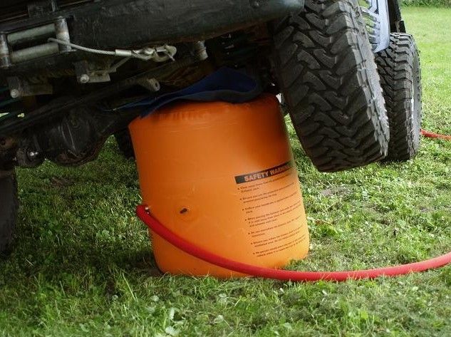 Pneumatisk løfter AIR JACK EXHAUST 4T