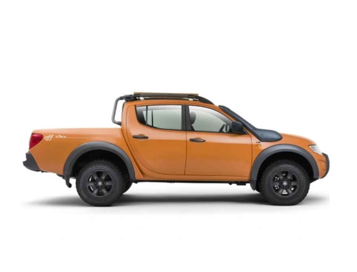 Skjermbreddere LLDPE Mitsubishi L200 (2005-2015) 6cm