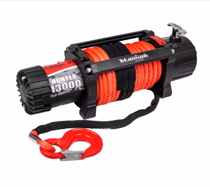 VINSJ TITANIUM HUNTER 13000 LBS 12V Syntetisk Tau W10S