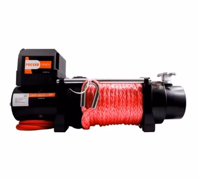 VINSJ PRESCO 12000LBS Syntetisk Tau 5,5T OFF-ROAD 12V