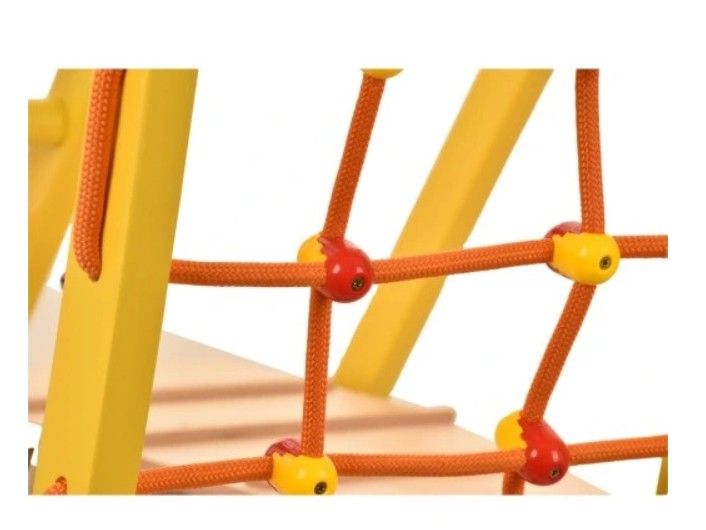 Klatrestativ - lekeplass for barn 125x100x80 cm 6in1 RINAGYM COLOR Montessori