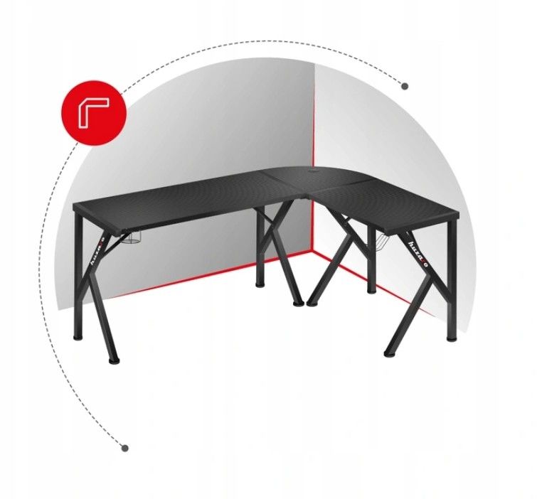 Gaming bord - Skrivebord Hjørnebord Huzaro Hero 6.3