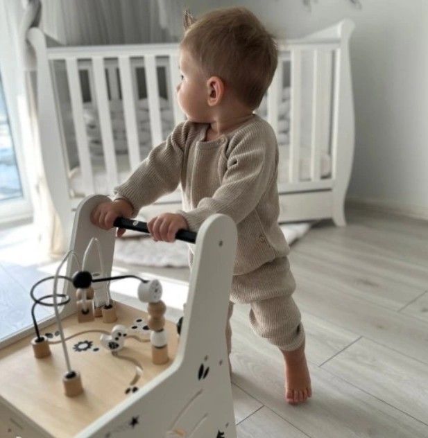 Montessori Trevogn, pedagogisk leketøy 6in1 gåstol til baby