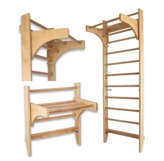 Ribbevegg Turnringsstige til rehabilitering 220x80