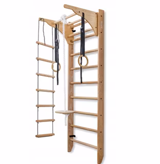 Ribbevegg Turnringsstige One Line 220x80 Sett Pull