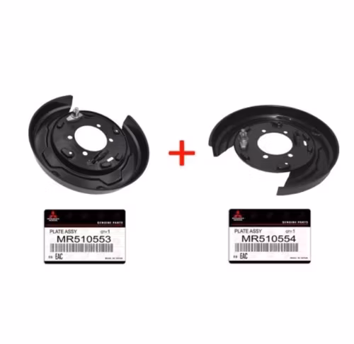 Bremseskjold Pajero MR510553 + MR510554 ORYGINAL