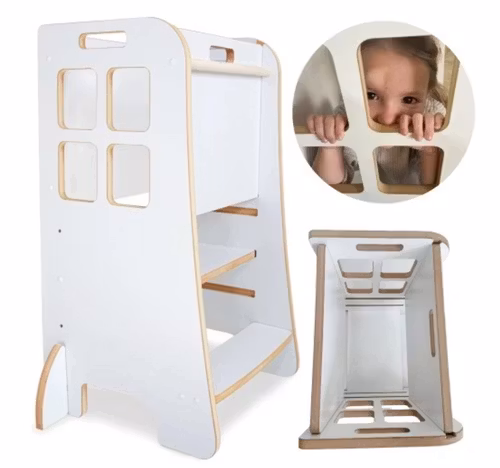 Kjøkkenhjelper Montessori for barn | Kitchen Helper med lås