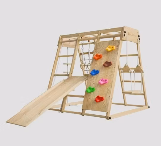 Montessori Klatrestativ - lekeplass 119 x 124 x 119 cm XXL