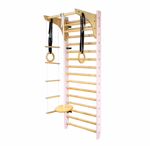 Ribbevegg Turnringsstige 220x80 R-5 ROSA