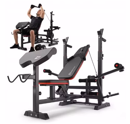 Multifunksjonell, justerbar treningsbenk