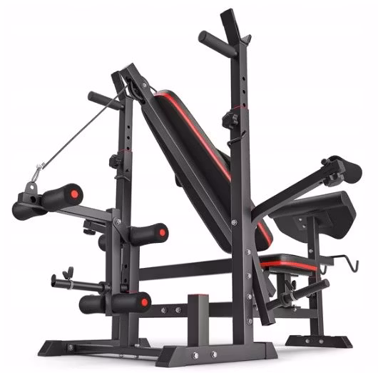 Multifunksjonell, justerbar treningsbenk