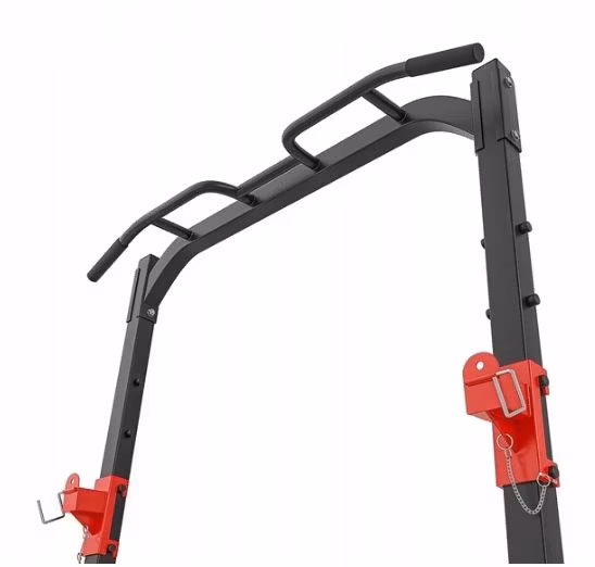 Multifunksjonell Treningsdipstativ med pull‑up‑stang for vektstang, 300 kg