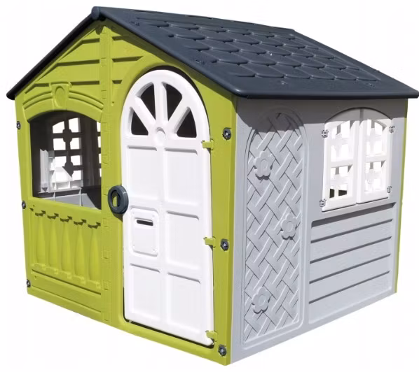 HAGEHUS + SKLIE + SANDKASSE (2 stk) – LEKEPLASS 3‑I‑1 PalPlay