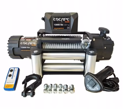 VINSJ ESCAPE 13.0X 13000 lbs [5897 kg] STÅL 24V