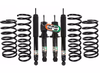 Spiralfjærer Støtdemper Sett MITSUBISHI PAJERO 3 (2000-11) HD 2" (65-95kg/300kg) EFS 4x4