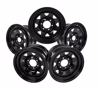 Stålfelger 16X8 6X139,7 110 ET10 5stk NISSAN