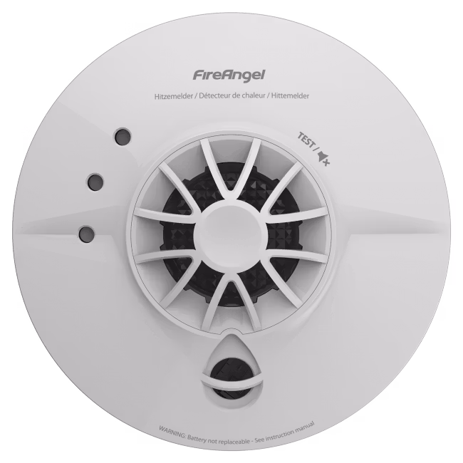Fireangel Temperaturlarm 230V, inkl 10-års batteri, HM-F