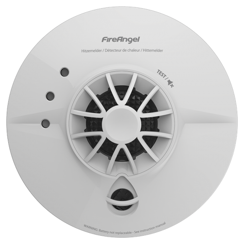 Fireangel Temperaturlarm 230V, inkl 10-års batteri, HM-F
