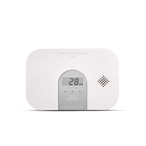 Housegard kolmonoxidlarm med LCD, CA107