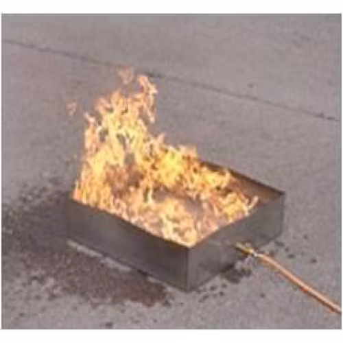 Eldningskar för brandutbildning