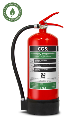 CGS 6 liter X-Fog handbrandsläckare, WA6XF-A