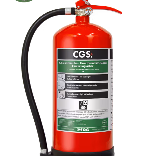 CGS 6 liter X-Fog handbrandsläckare, WA6XF-A