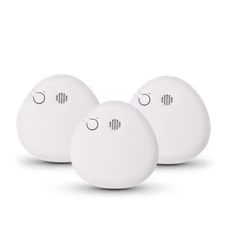 Housegard Pebble, brandvarnare inkl. batteri, 3-pack