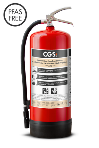 CGS 9 L skumsläckare PFAS fri, FE9CR-C , 34A 183B